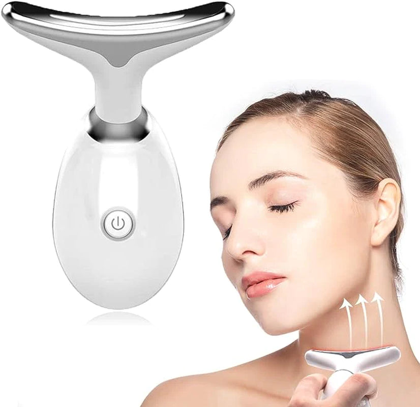 Masajeador facial Melaula, luz LED de 7 colores para el cuidado de la piel